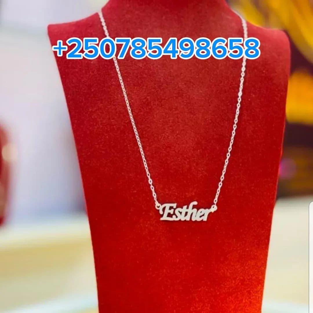 Silver necklace Nice necklaces withe names for sale in Nyarugenge