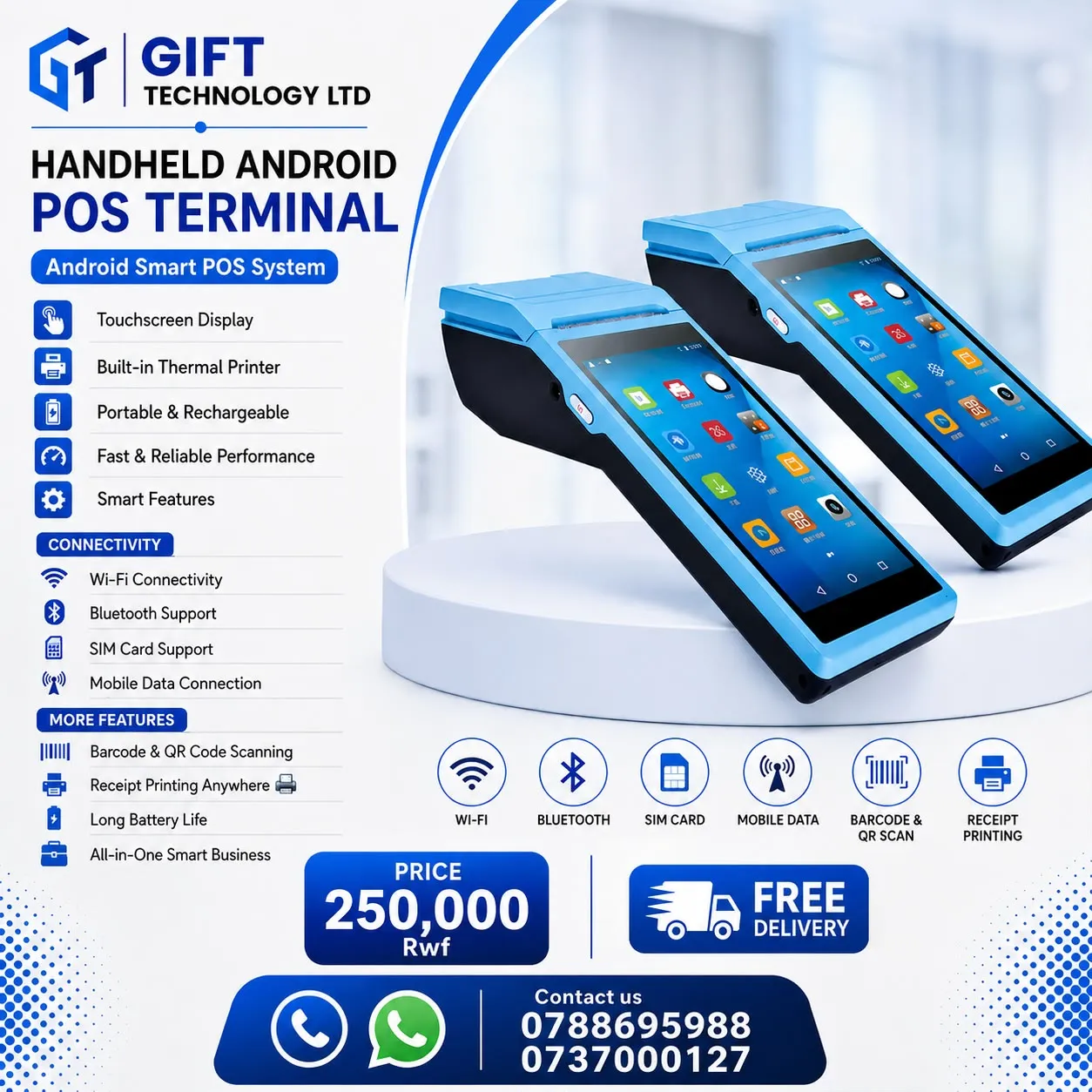 Handheld Android Terminal For Sale for sale in Kigali