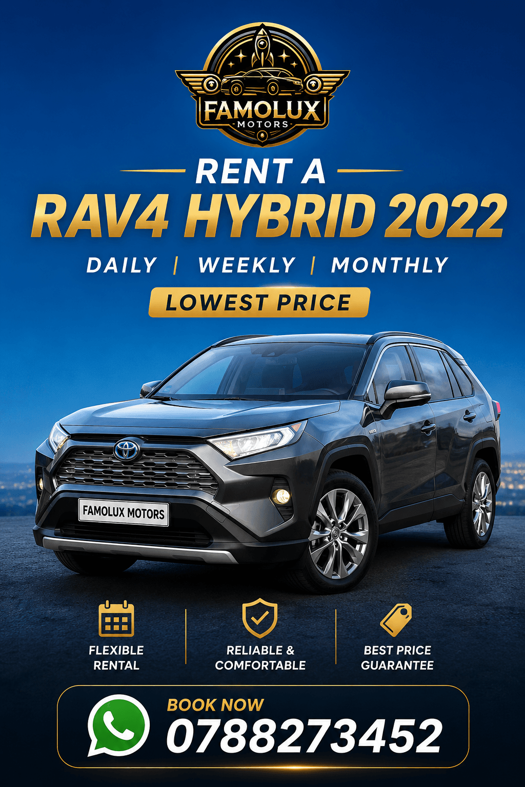 2022 Toyota RAV4 HYBRID for sale in Kigali