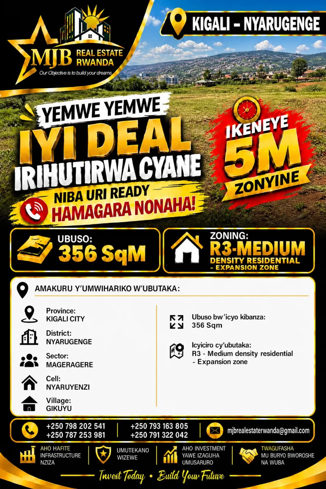For Sale for rent in Kigali