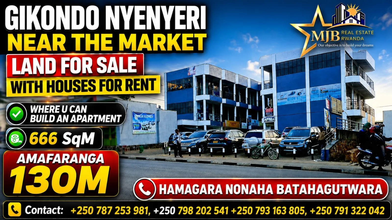 For Sale for rent in Kigali
