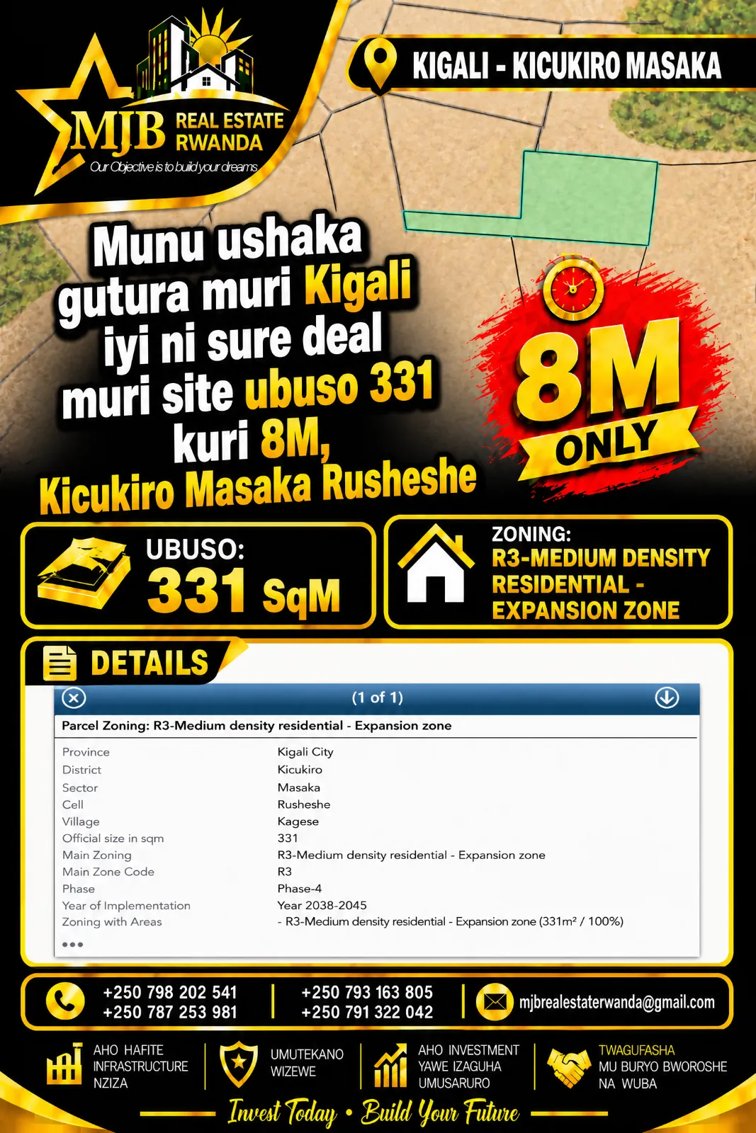 For Sale for rent in Kigali