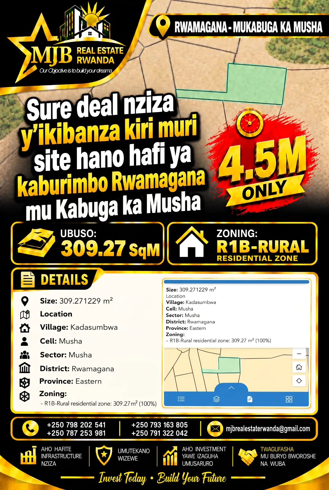 For Sale for rent in Kigali