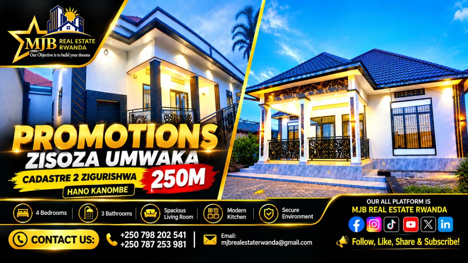 Full House for rent in Kigali